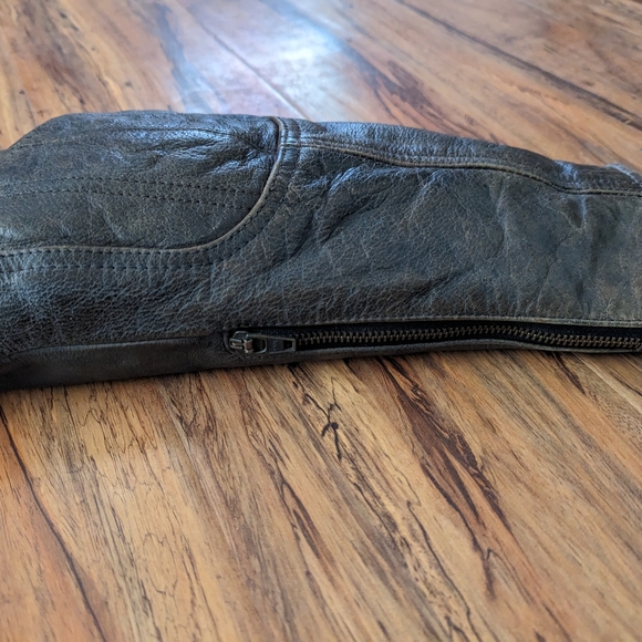 Brown leather jacket, Highway 21 lg Gasser jacket, - Picture 6 of 9